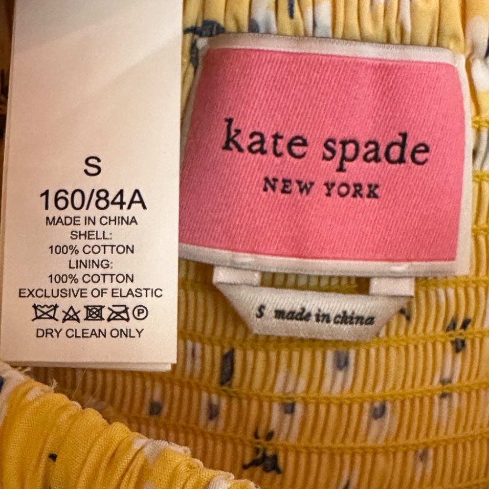 Kate Spade Flutter Sleeve Tiered Midi Sundress Size Small - Picture 4 of 8